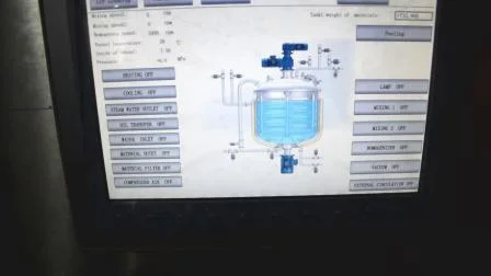 Cuve de mélange sous vide en acier inoxydable pour usine de production de peinture