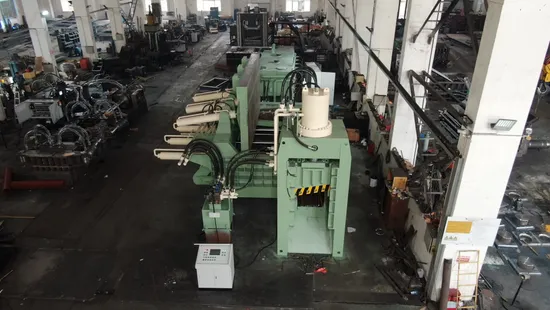 Presse à balles hydrauliques de cisaillement de voiture en aluminium de fer d'acier de ferraille